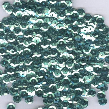 6mm metallic cupped sequins sage green