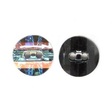 SWAROVSKI ELEMENTS Crystal Button 3016 12mm Crystal AB Foiled (48)
