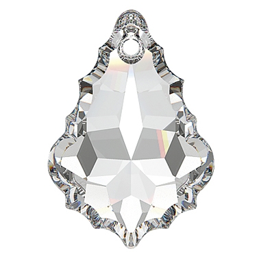 Swarovski crystal baroque pendant 28mm